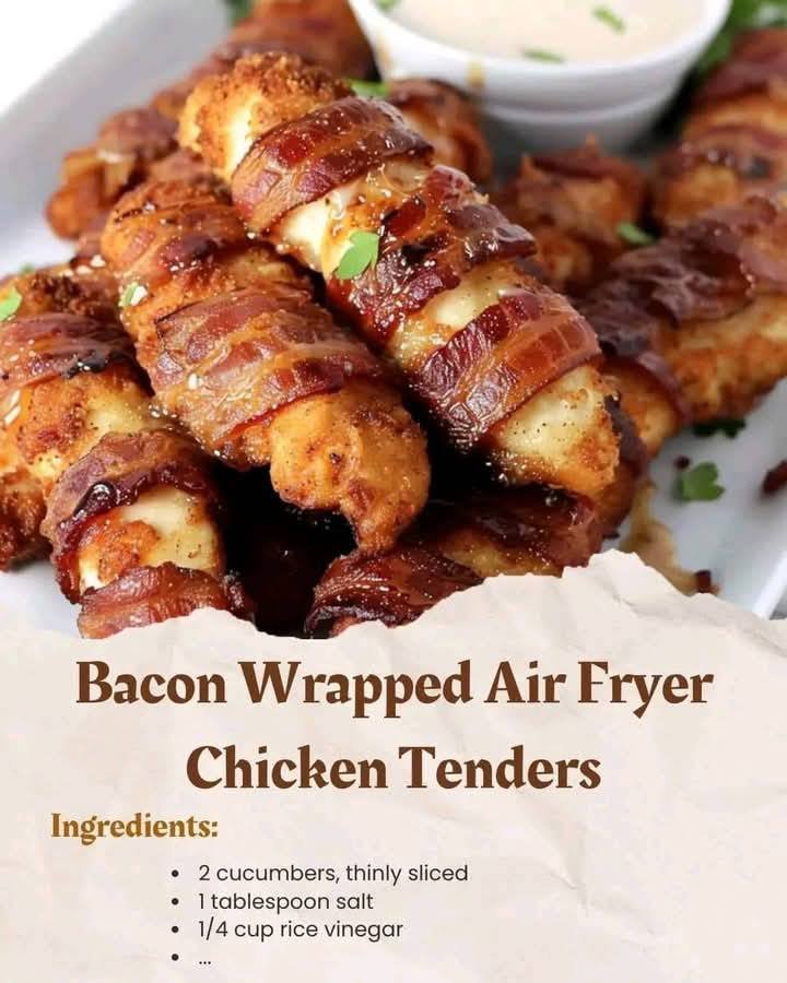 Bacon-Wrapped Air Fryer Chicken Tenders