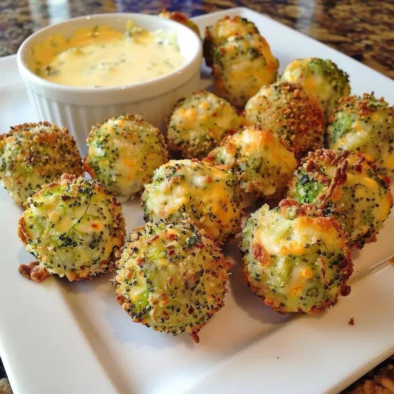 Vegan Cheesy Broccoli Bites