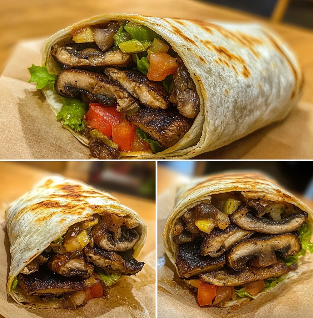 Portobello Mushroom Wrap Recipe
