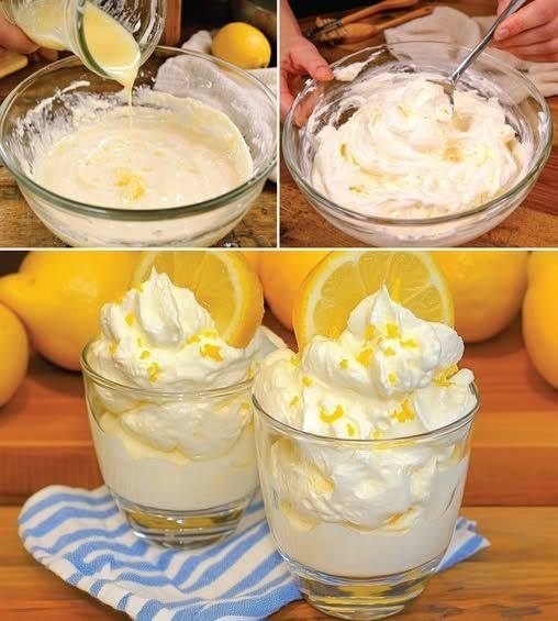 Vegan Lemon Mousse – Bright & Creamy