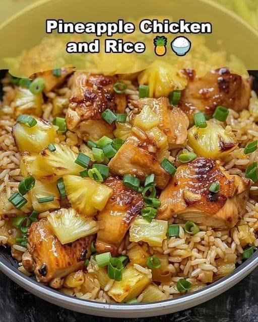 Low-Point Pineapple Chicken and Rice