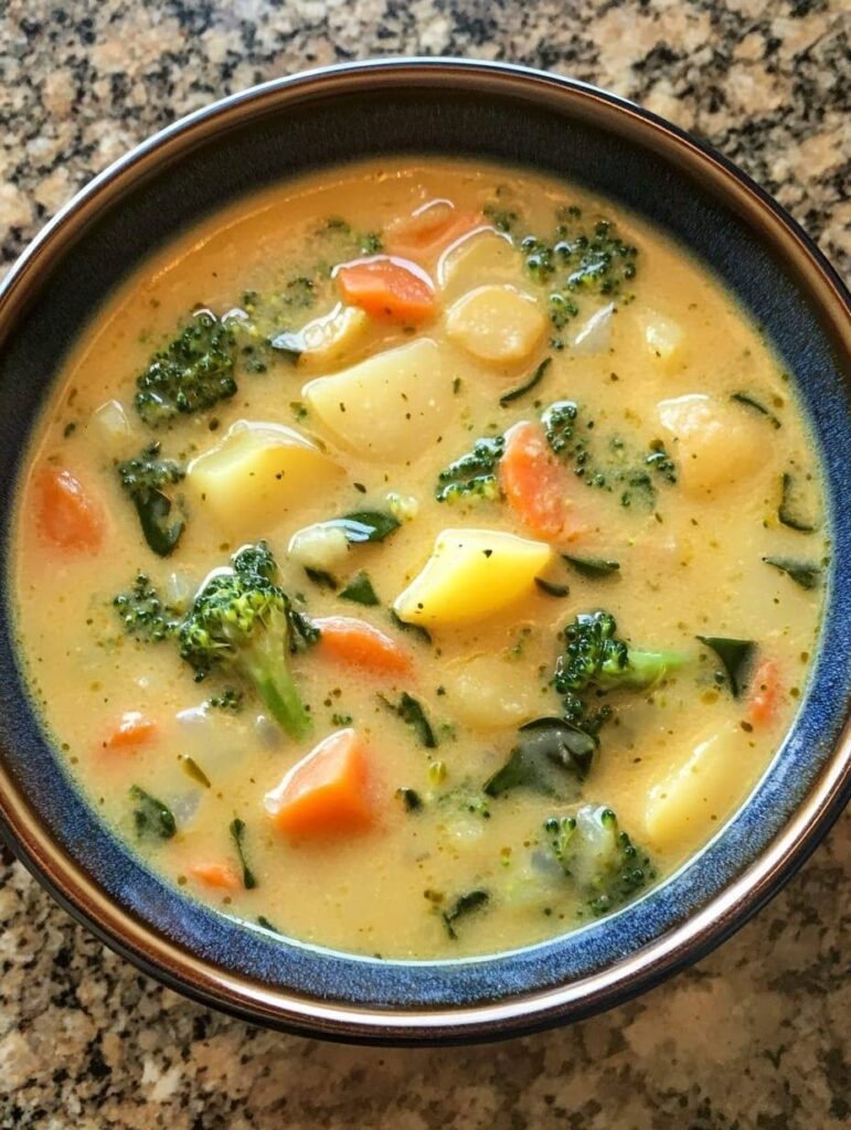Vegan Creamy Broccoli Potato Soup