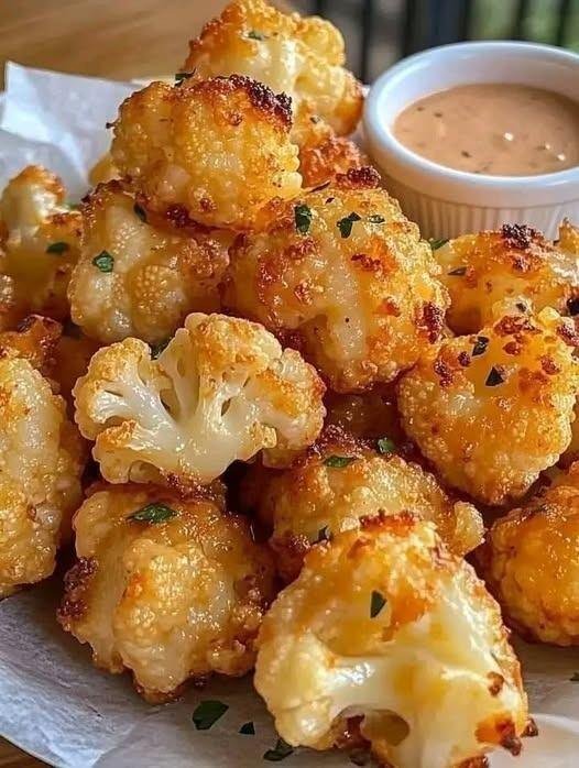 Crispy Air Fryer Cauliflower Bites